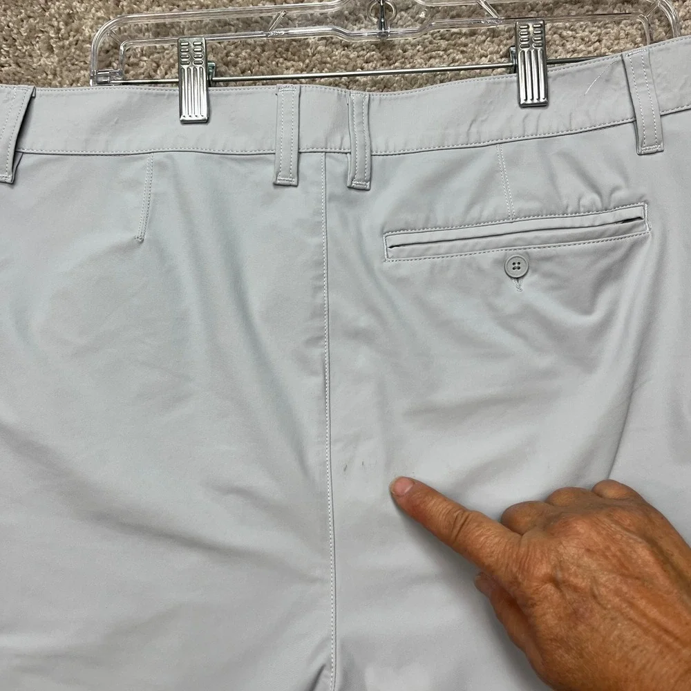 Rhone Shorts Mens 35 Gray Commuter Golf Stretch Lightweight Vented Performance
